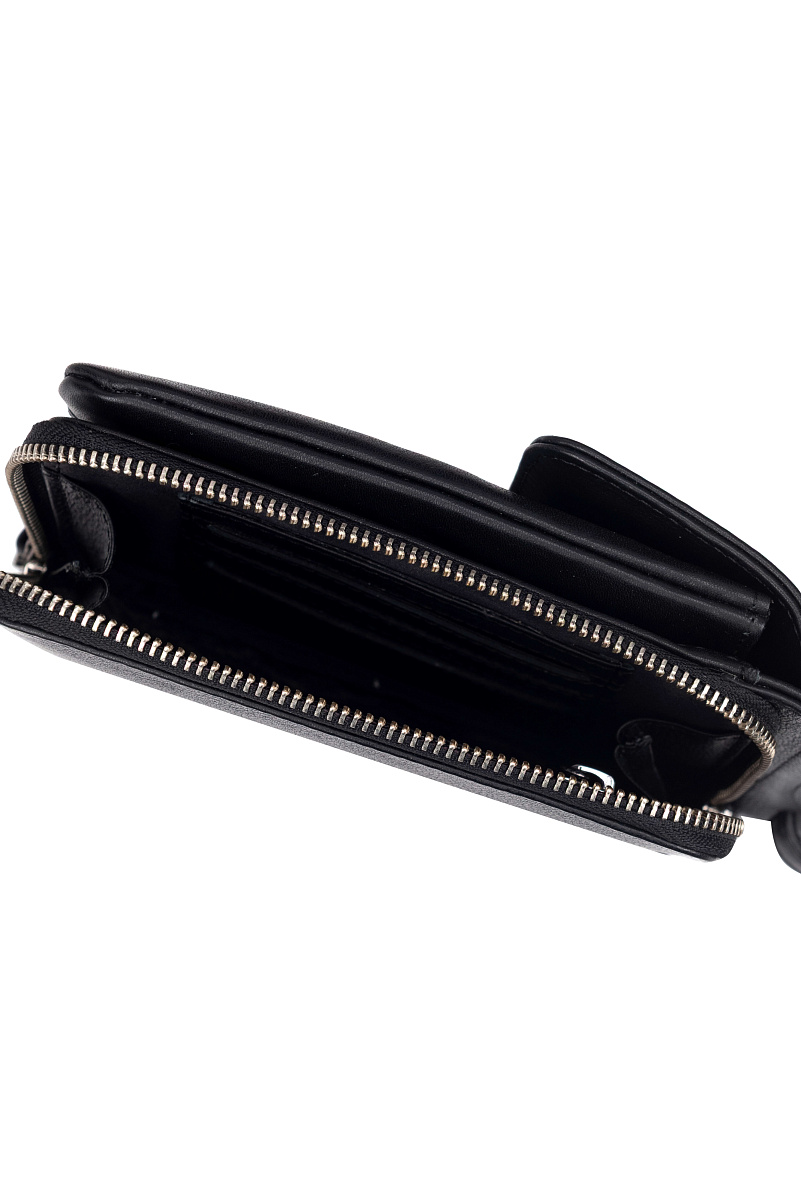 Сумка через плечо Dr.Koffer из натуральной кожи черная