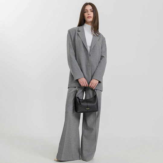 Женская сумка  Dr. Koffer из натуральной кожи черная