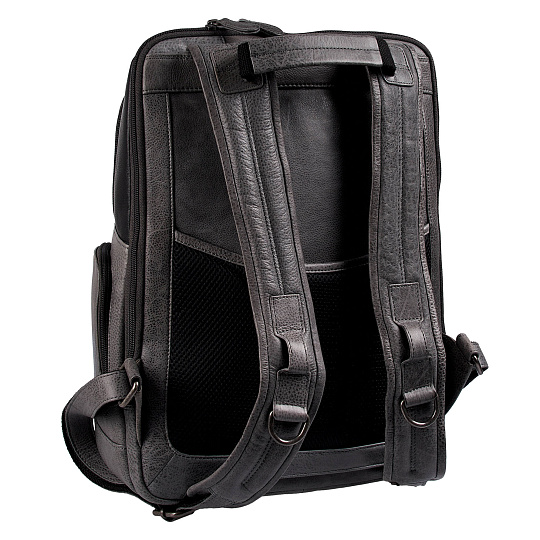 Рюкзак Dr.Koffer из натуральной кожи черный