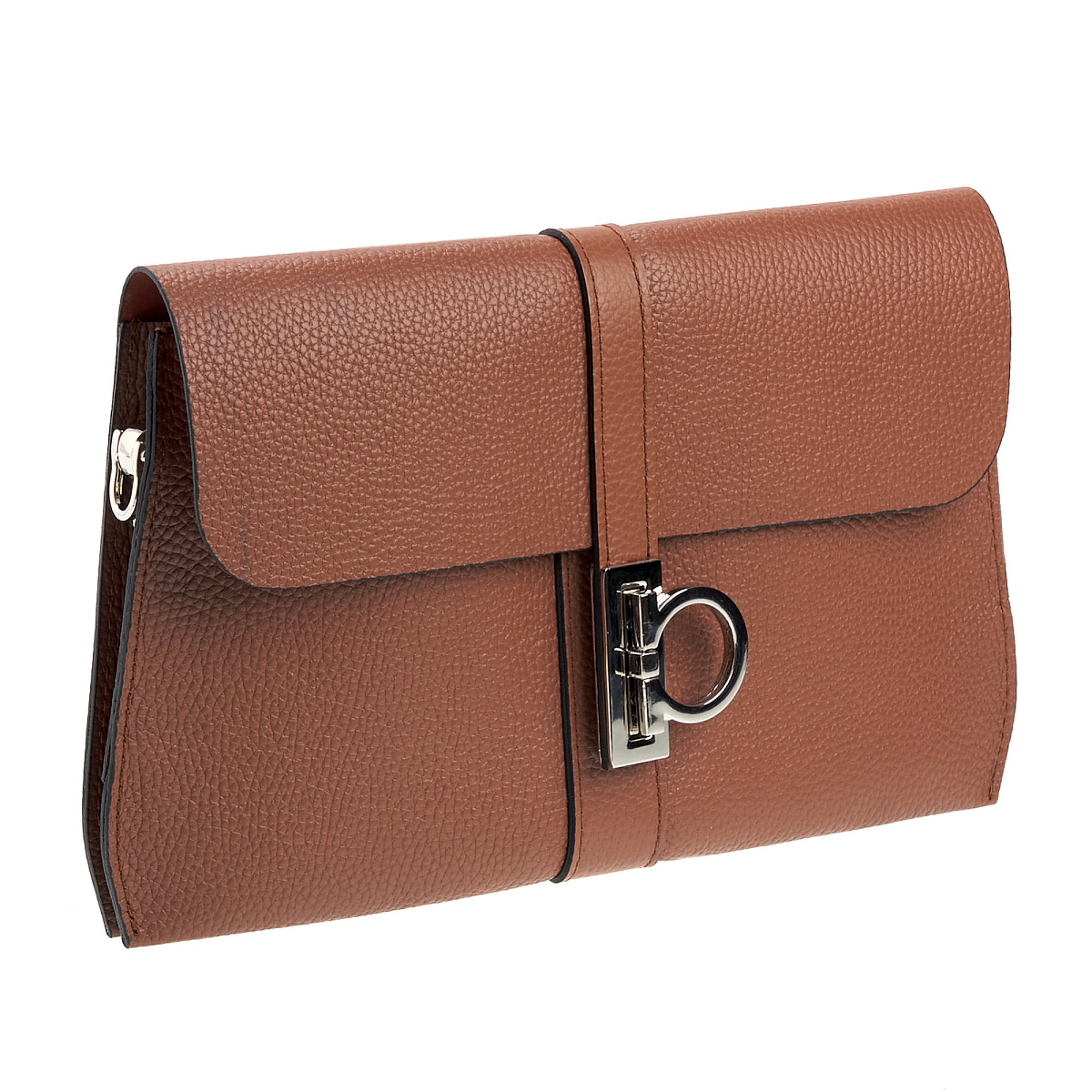 Женская сумка Dr. Koffer из натуральной кожи коричневая