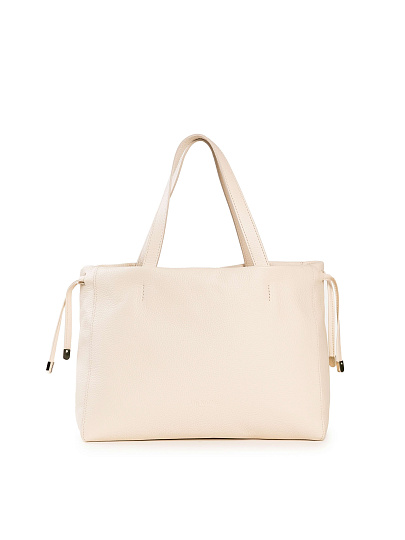 Женская сумка Dr. Koffer из натуральной кожи белая