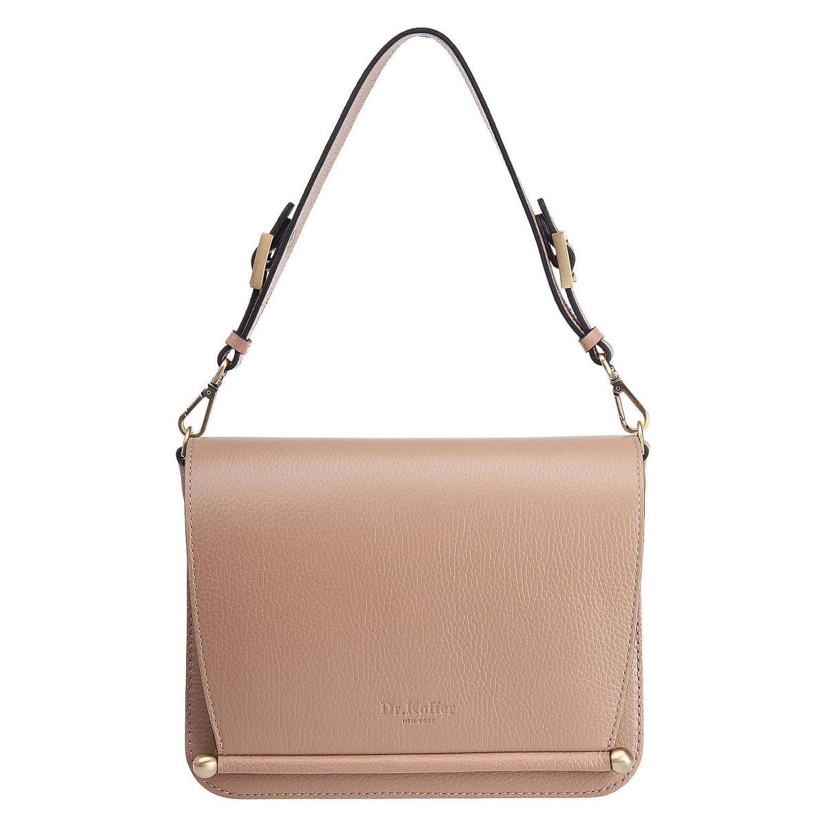 Женская сумка Dr. Koffer из натуральной кожи бежевая