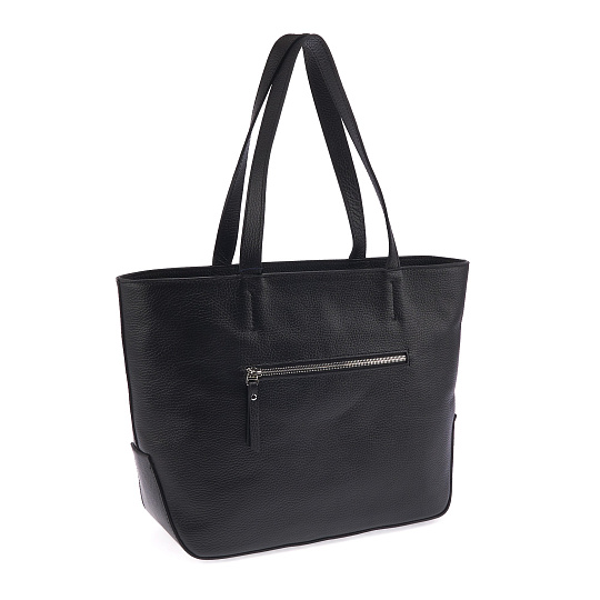 Женская сумка Dr. Koffer из натуральной кожи черная