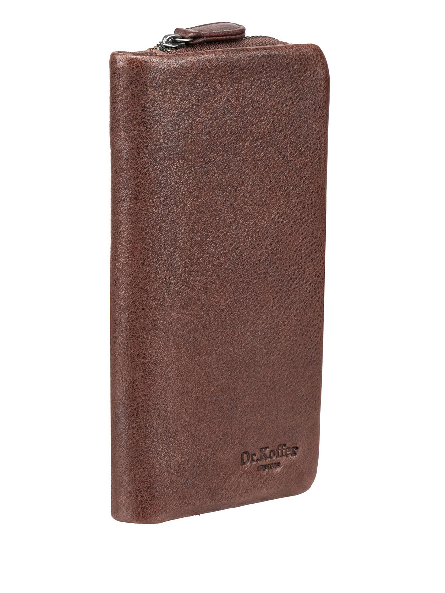 Кошелек Dr.Koffer из натуральной кожи коричневый