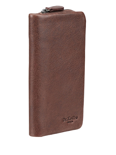 Кошелек Dr.Koffer из натуральной кожи коричневый
