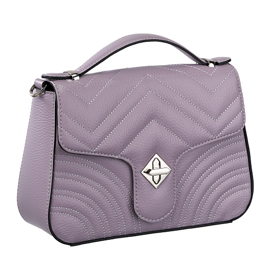 Женская сумка Dr. Koffer из натуральной кожи фиолетовая