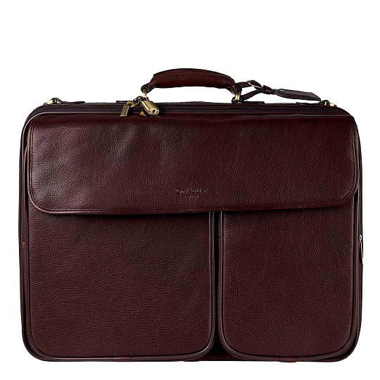 Сумка дорожная портплед Dr.Koffer из натуральной кожи