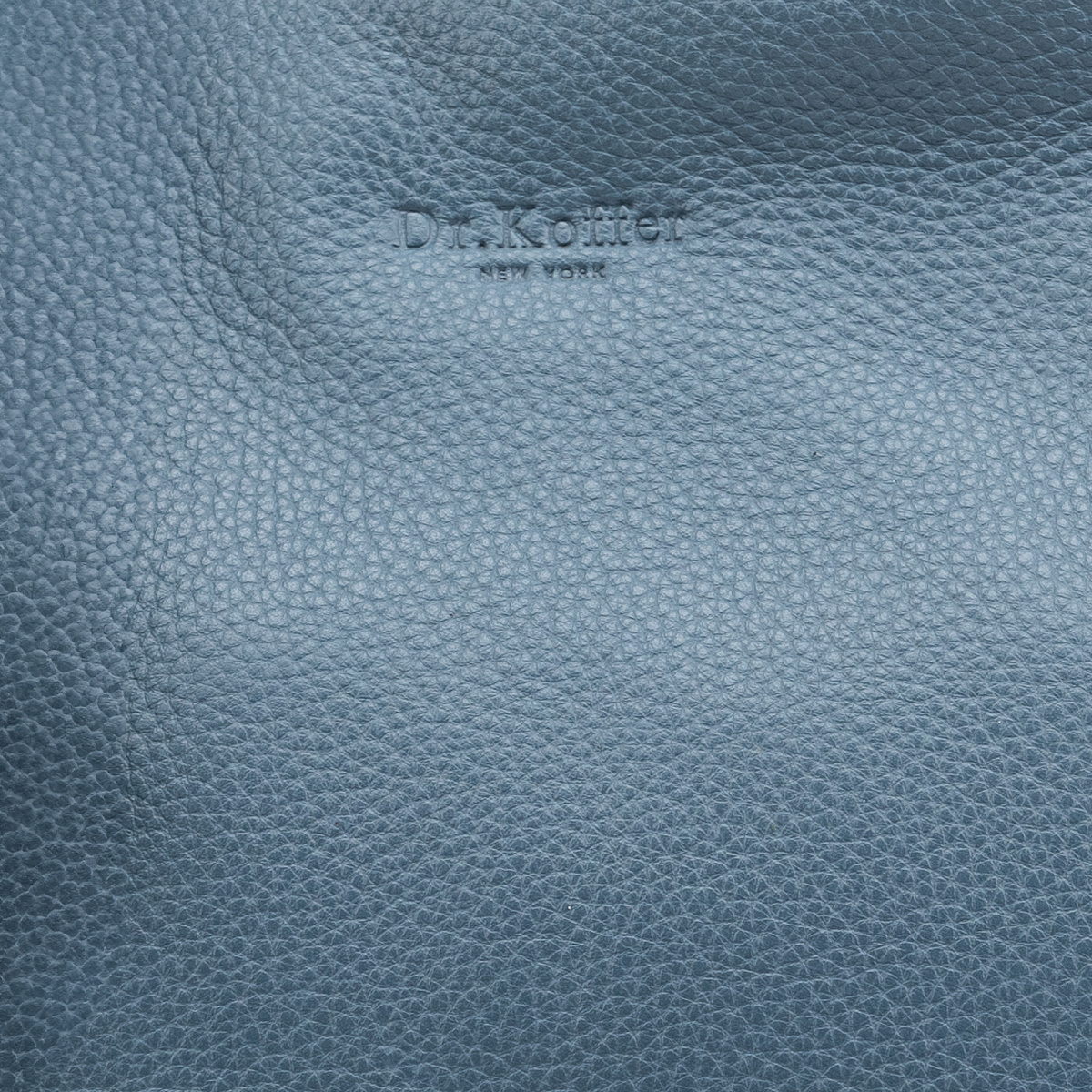 Женская сумка Dr.Koffer из натуральной кожи голубая