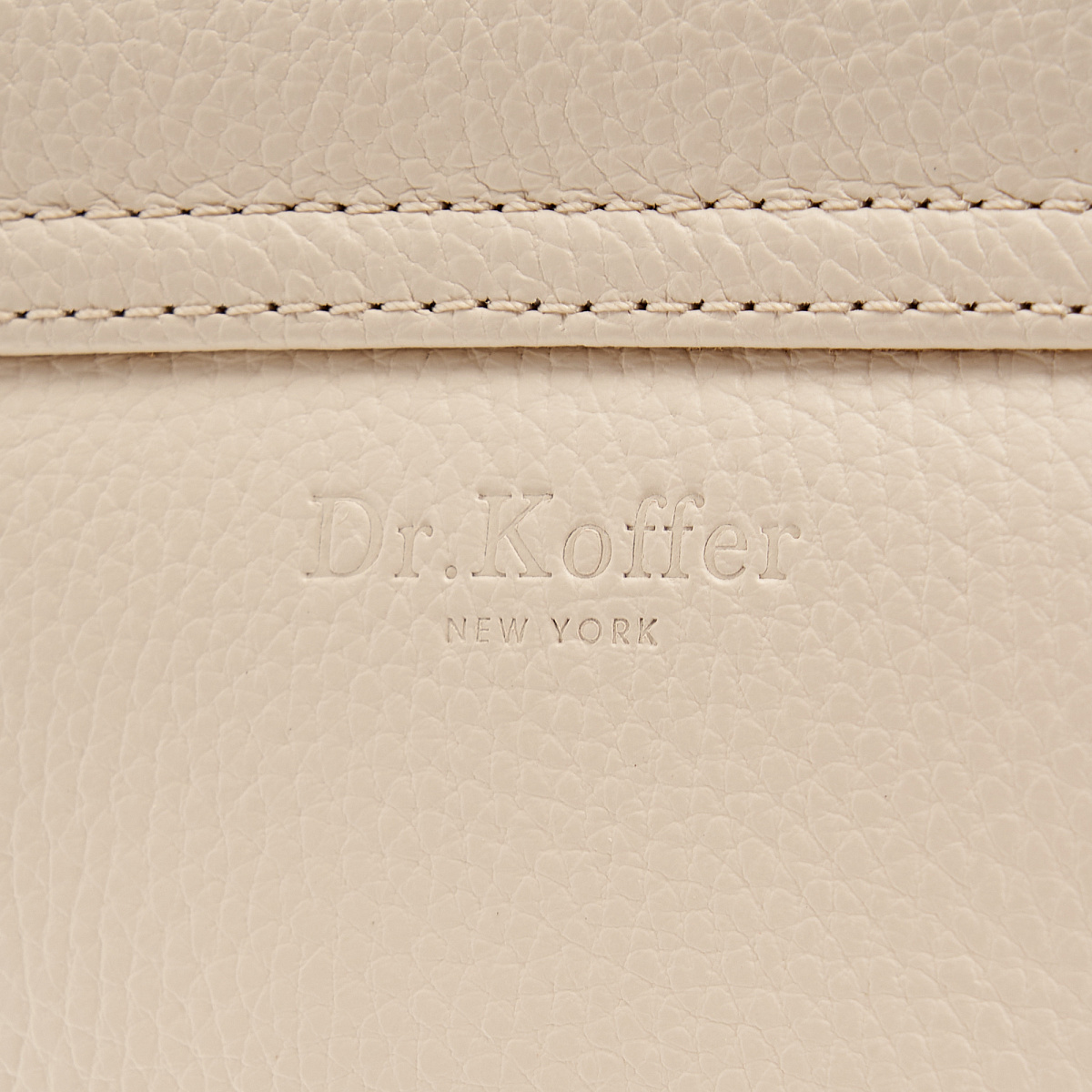 Женская сумка Dr. Koffer из натуральной кожи белая