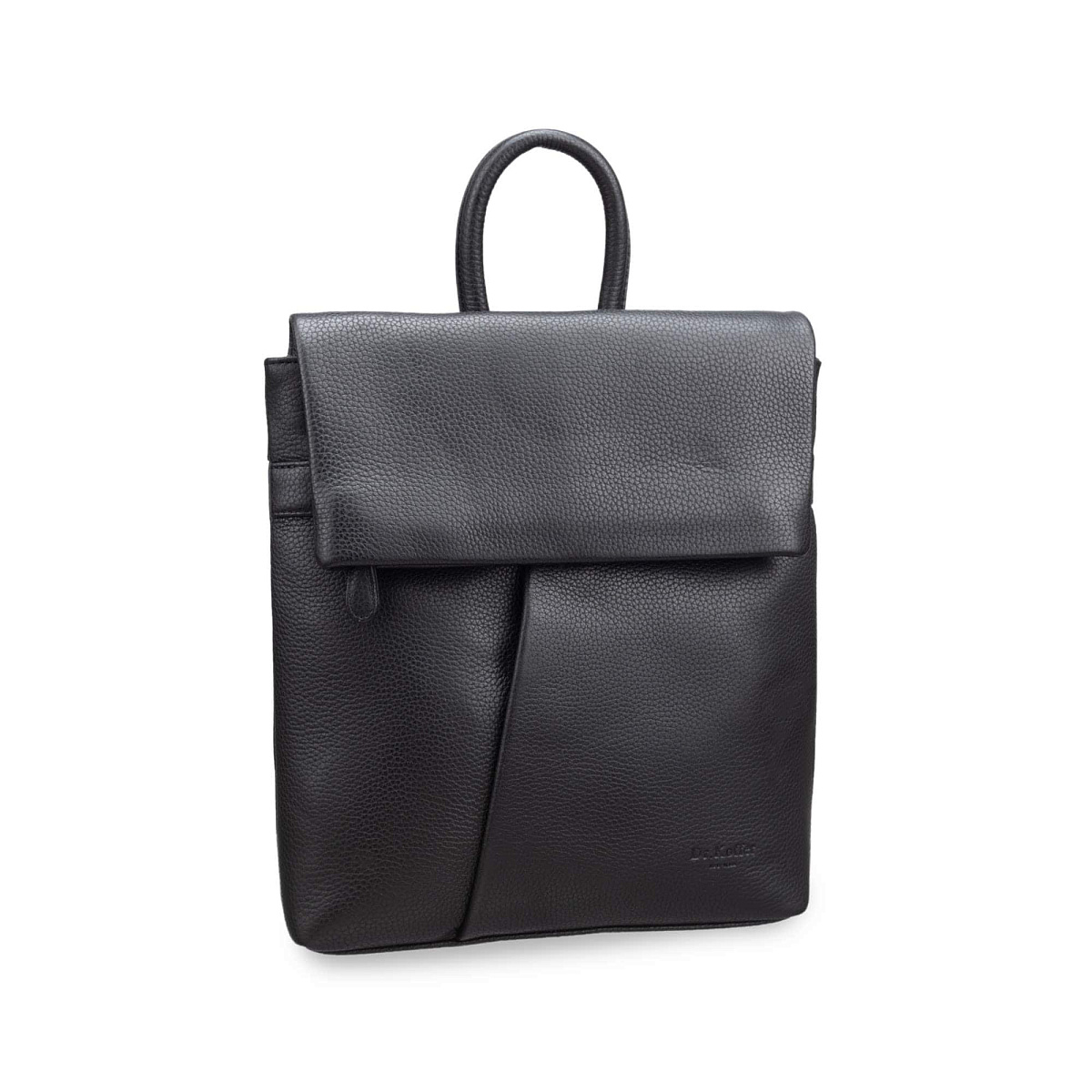 Рюкзак Dr.Koffer из натуральной кожи черный