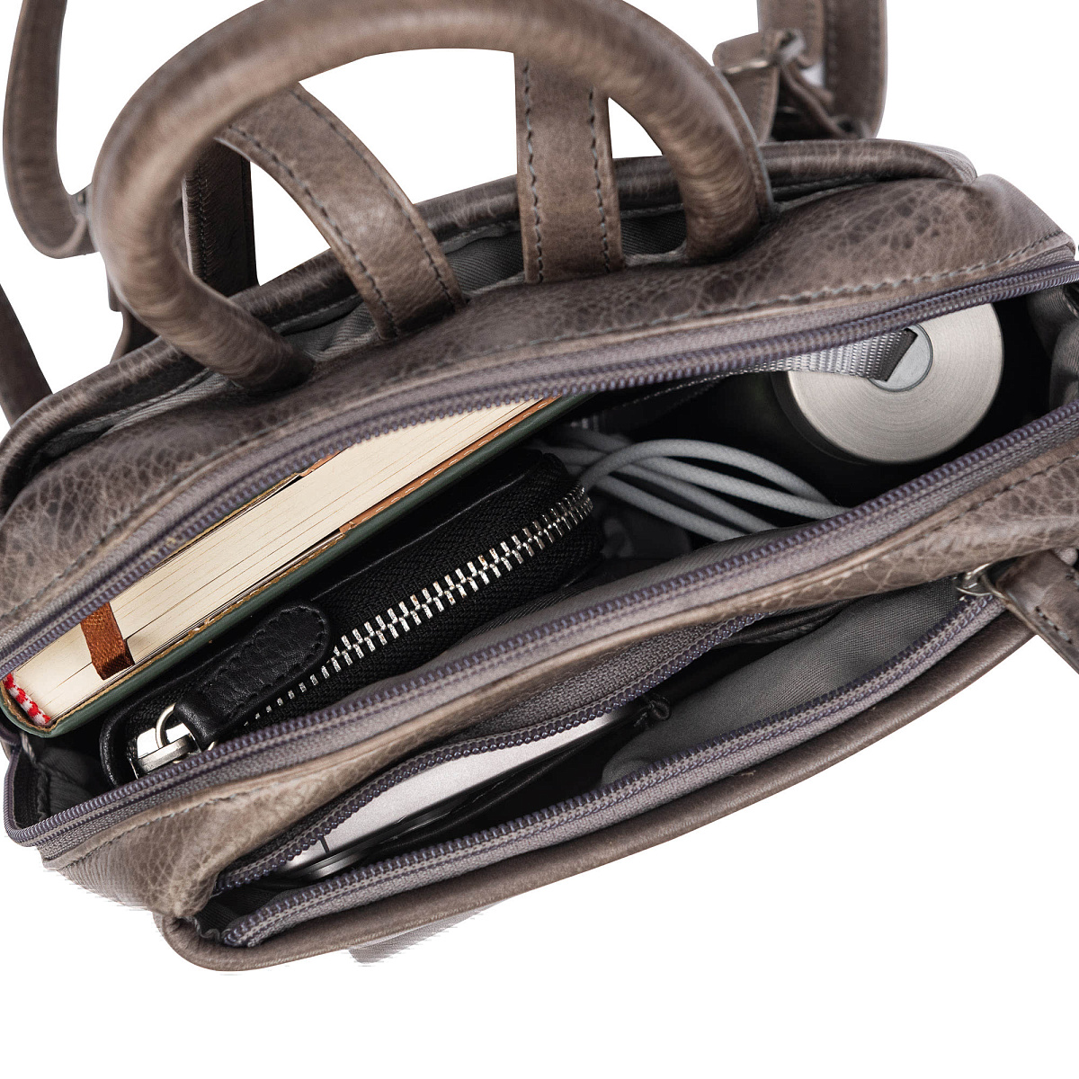 Рюкзак Dr.Koffer из натуральной кожи коричневый