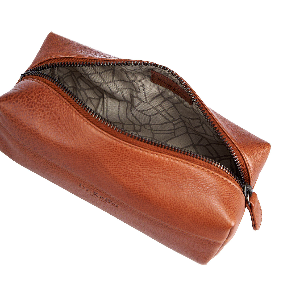 Несессер Dr.Koffer из натуральной кожи коричневый