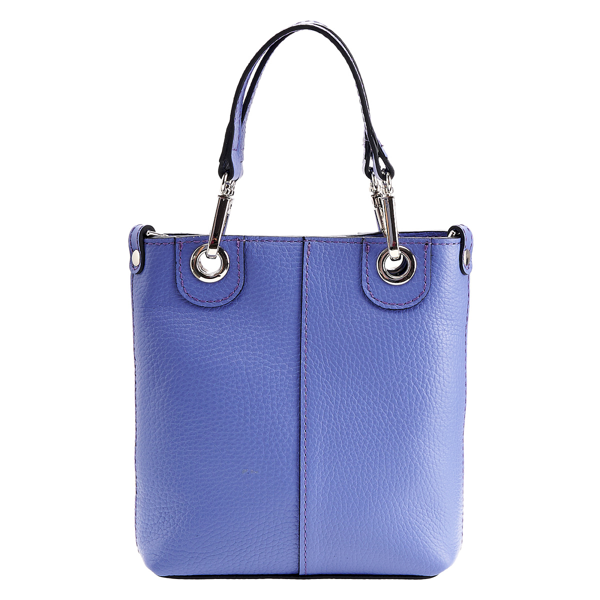 Женская сумка Dr. Koffer из натуральной кожи голубая