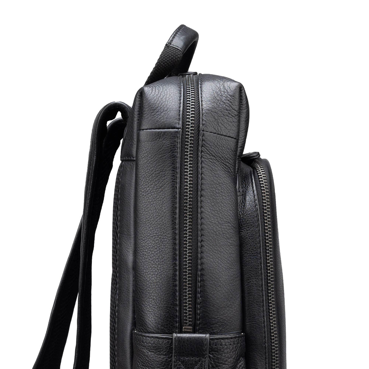 Рюкзак Dr.Koffer из натуральной кожи черный