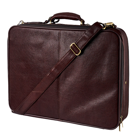 Сумка дорожная портплед Dr.Koffer из натуральной кожи