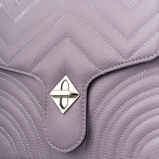 Женская сумка Dr. Koffer из натуральной кожи фиолетовая