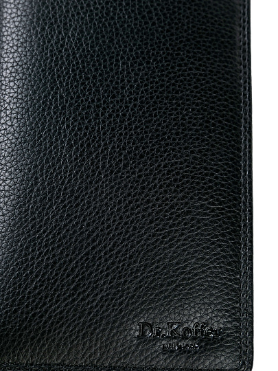 Портмоне Dr.Koffer из натуральной кожи черное