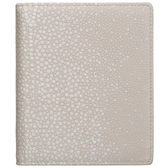 Визитница Dr.Koffer из натуральной кожи белая