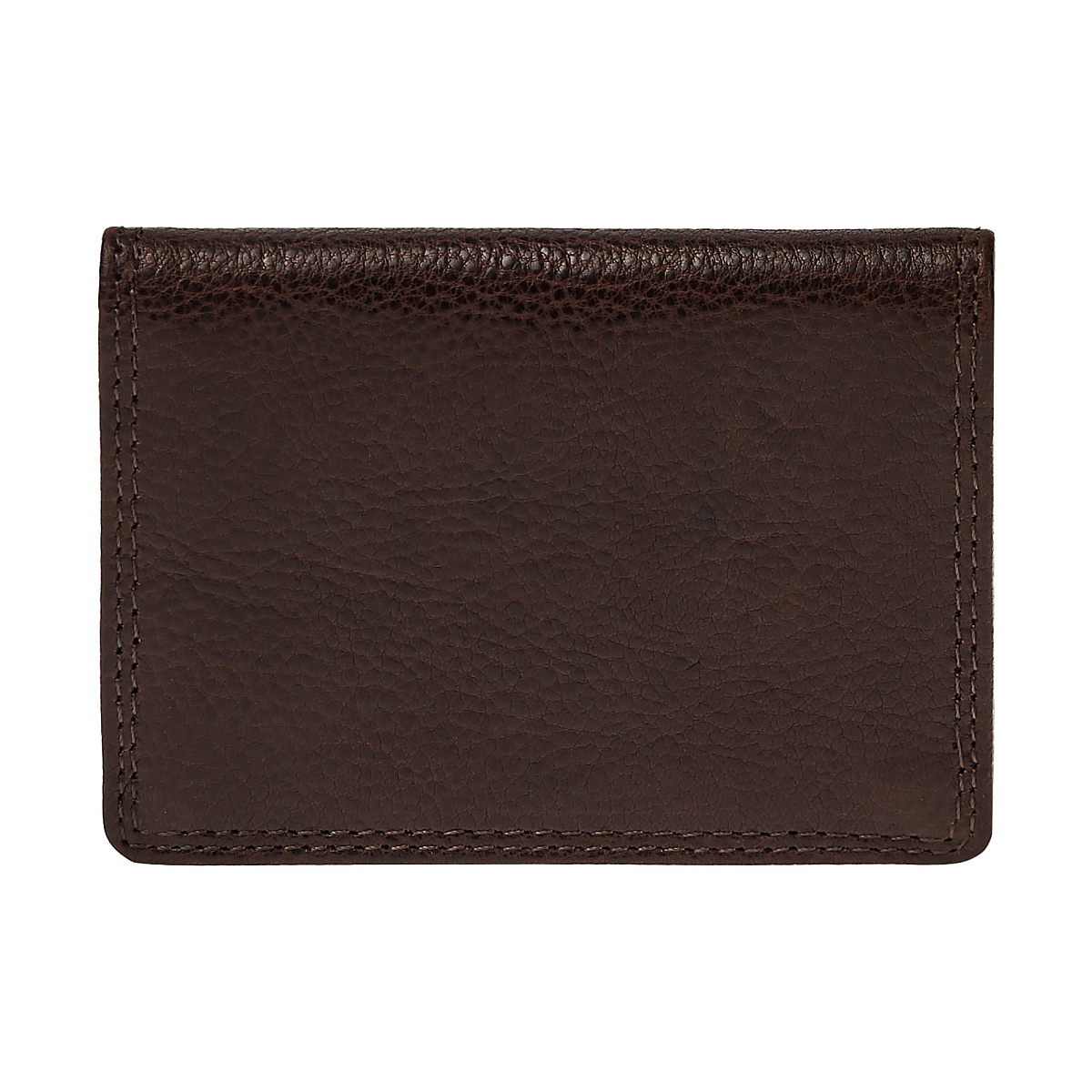 Визитница Dr.Koffer из натуральной кожи темно-коричневая