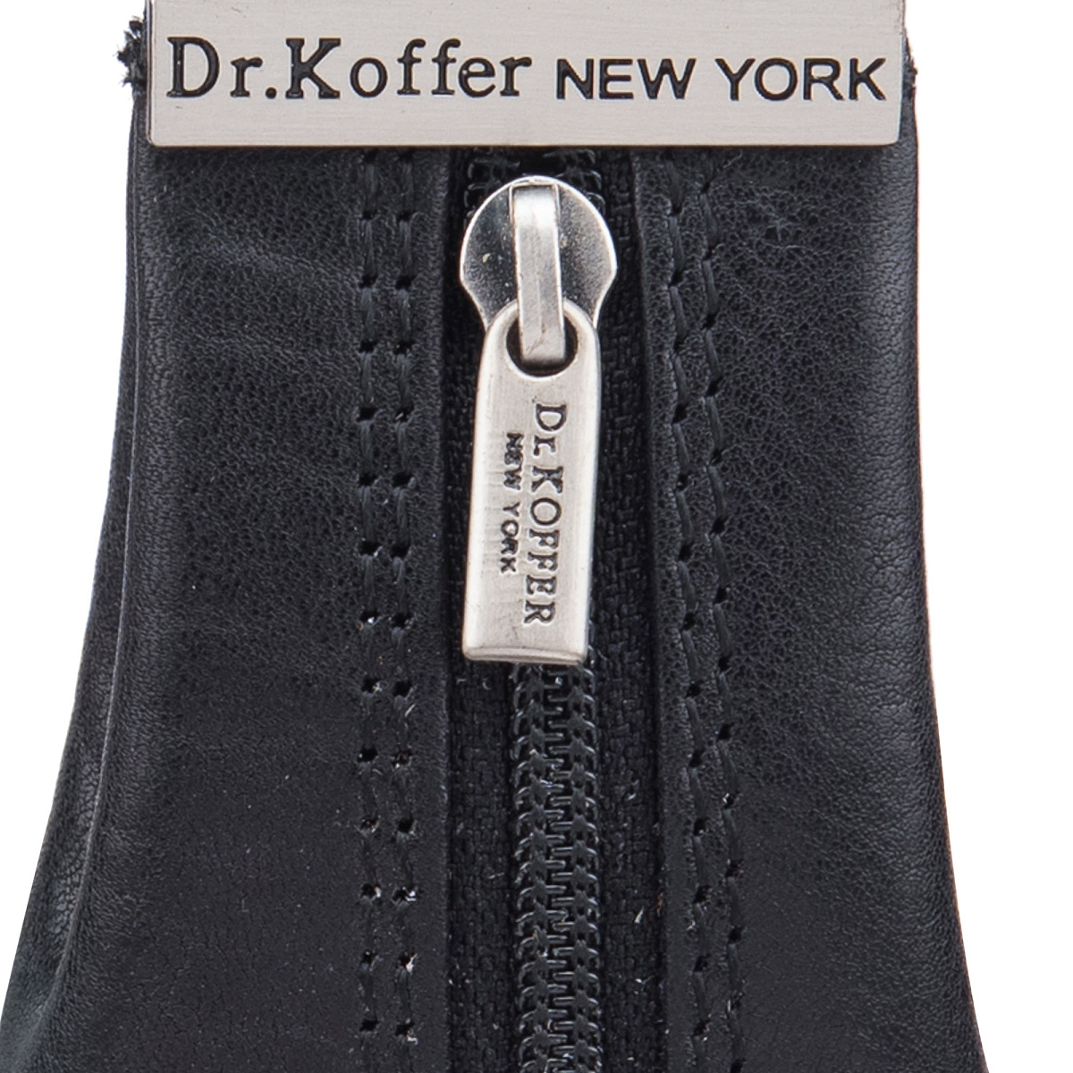 Ключница Dr.Koffer из натуральной кожи черная