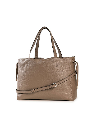 Женская сумка Dr. Koffer из натуральной кожи коричневая