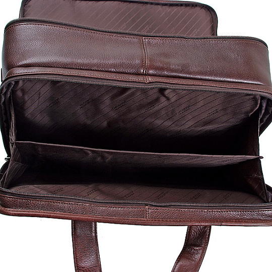 Прямоугольная деловая сумка с большим накладным карманом Dr.Koffer B482510-02-09