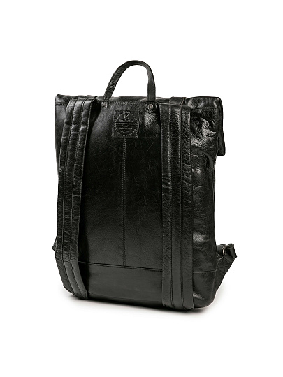 Рюкзак Dr.Koffer из натуральной кожи черный