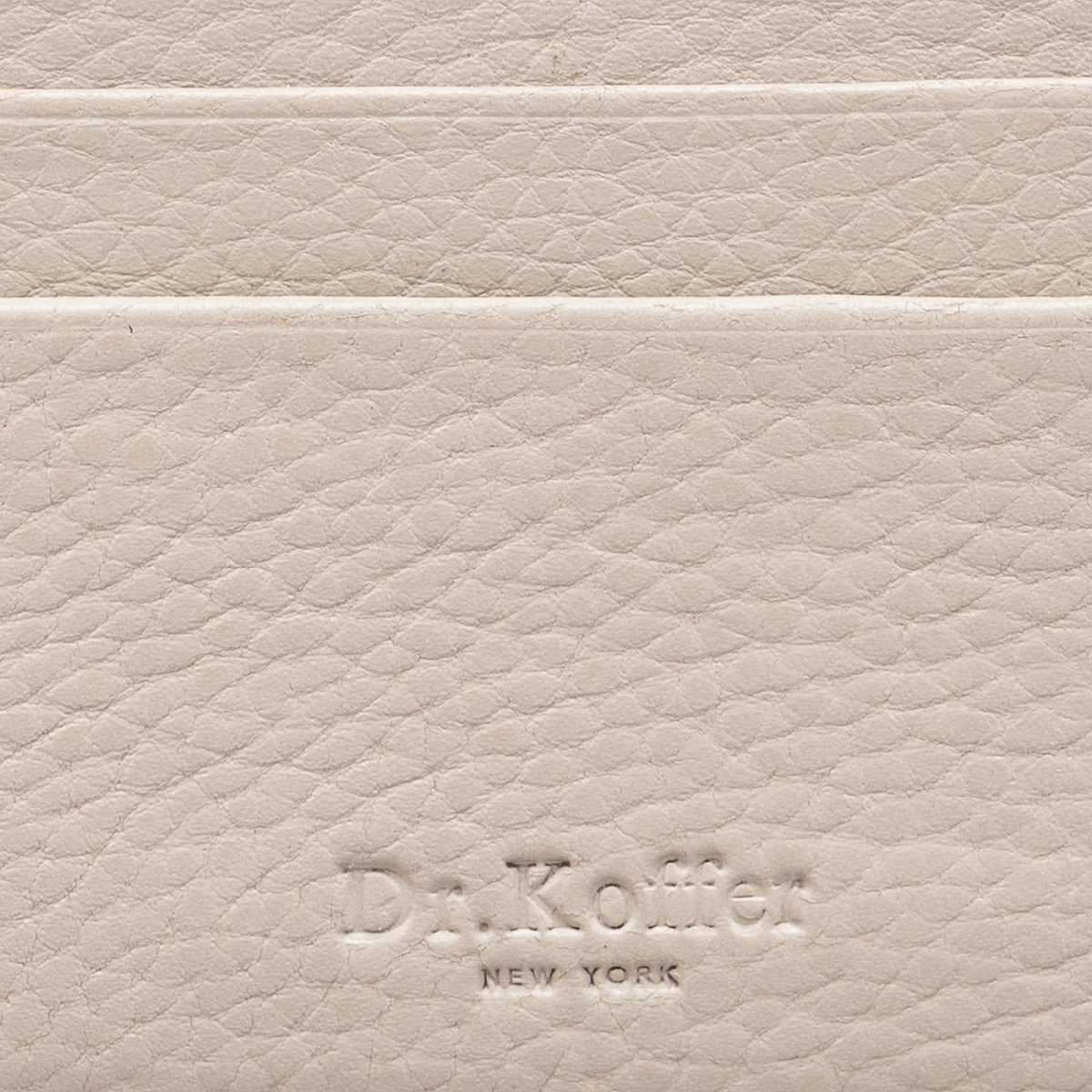 Кредитница Dr.Koffer из натуральной кожи белая