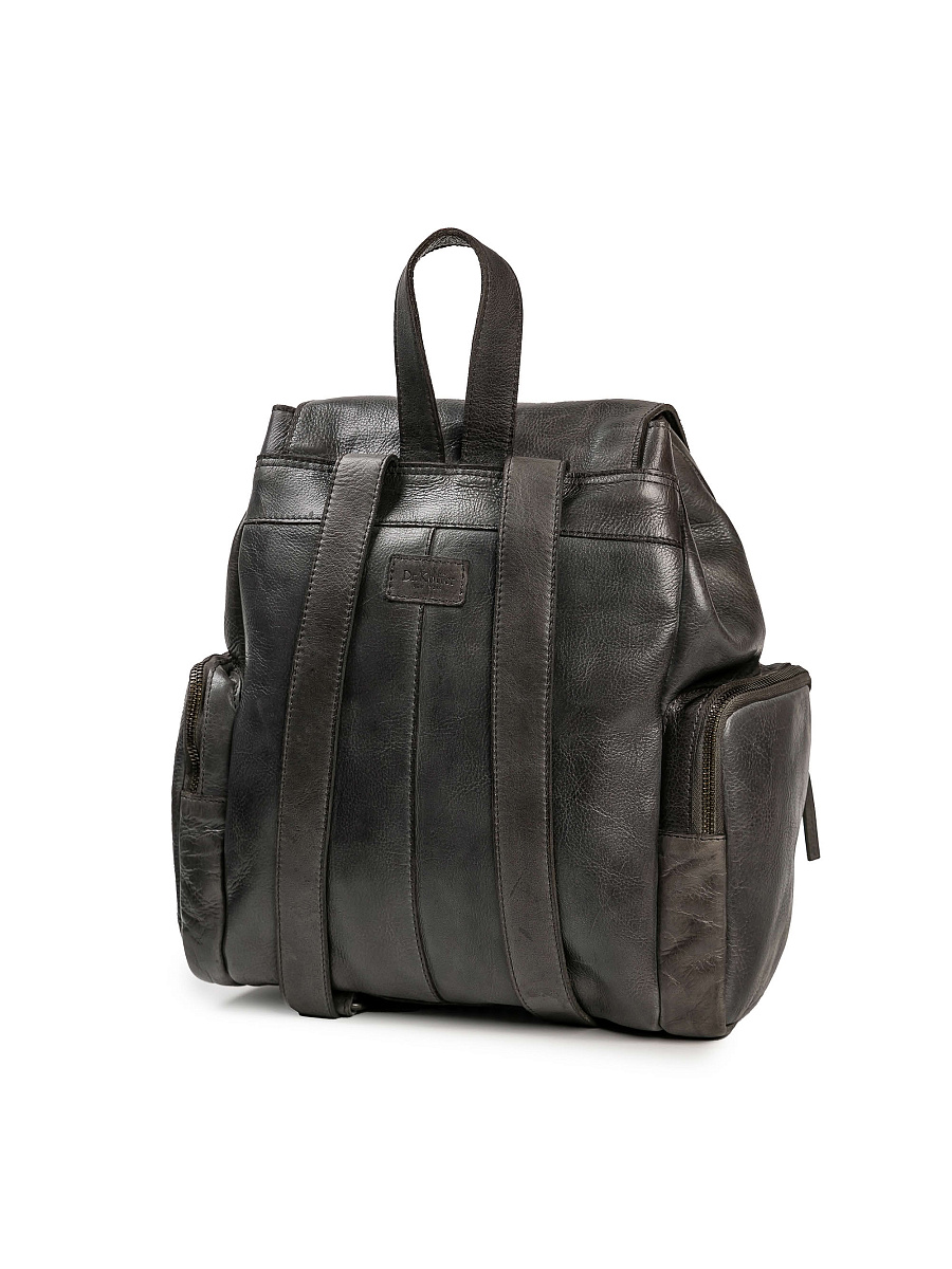 Рюкзак Dr.Koffer из натуральной кожи серый