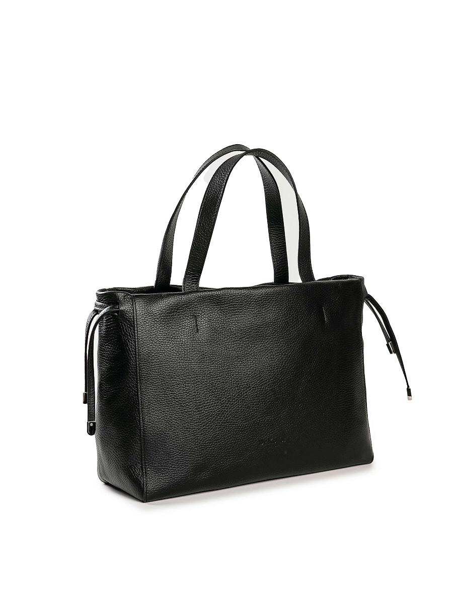 Женская сумка Dr. Koffer из натуральной кожи черная