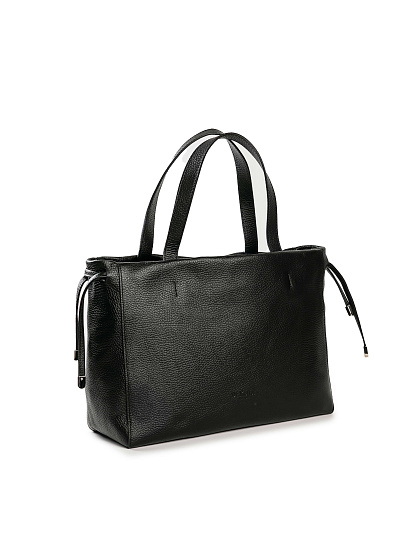 Женская сумка Dr. Koffer из натуральной кожи черная