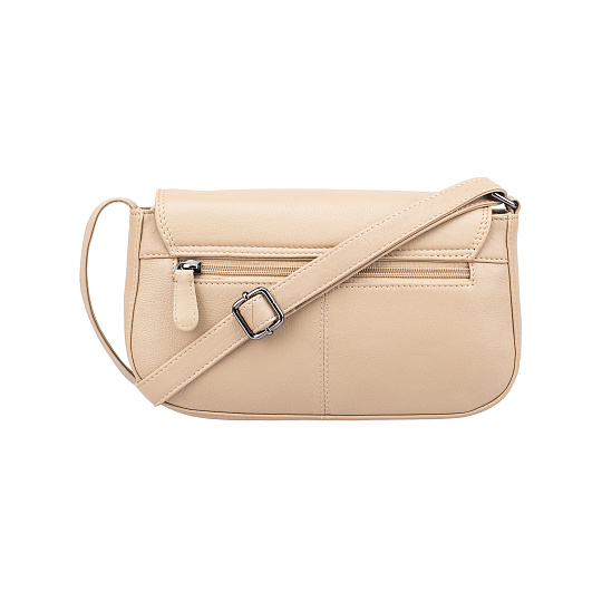Женская сумка Dr.Koffer из натуральной кожи бежевая