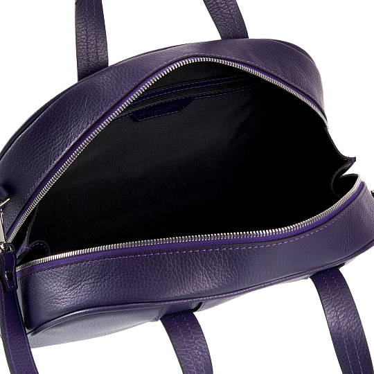 Женская сумка Dr. Koffer из натуральной кожи фиолетовая