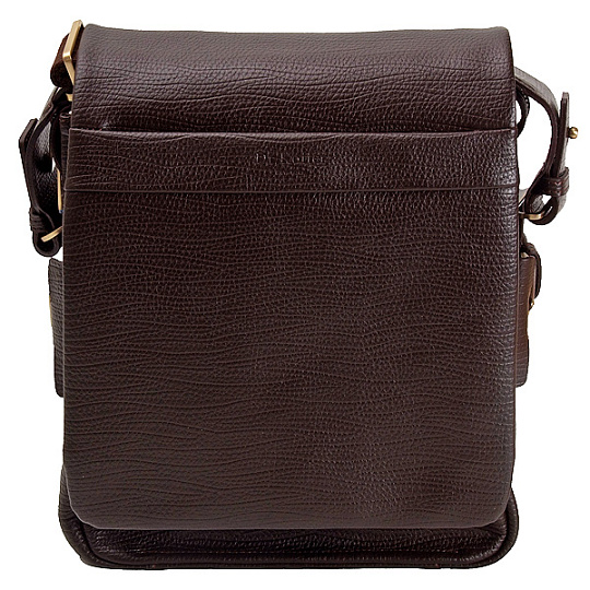 Сумка через плечо Dr.Koffer из натуральной кожи коричневая