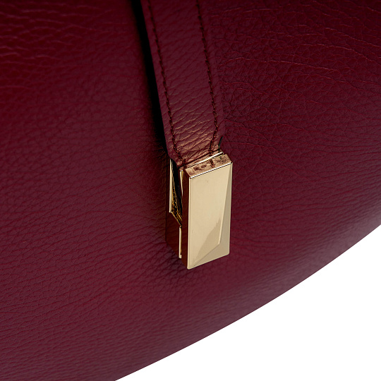 Женская сумка Dr. Koffer из натуральной кожи бордовая