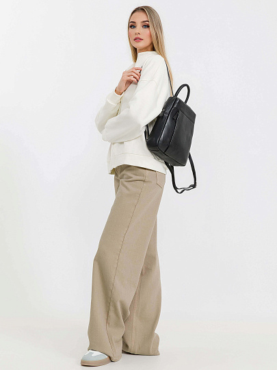 Рюкзак Dr.Koffer из натуральной кожи черный