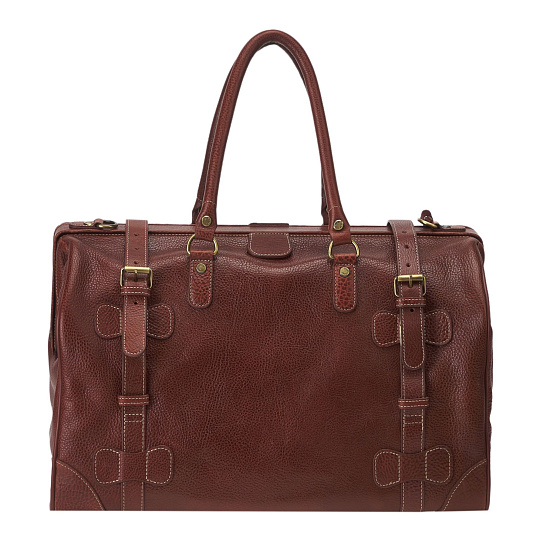 Сумка дорожная саквояж Dr.Koffer из натуральной кожи