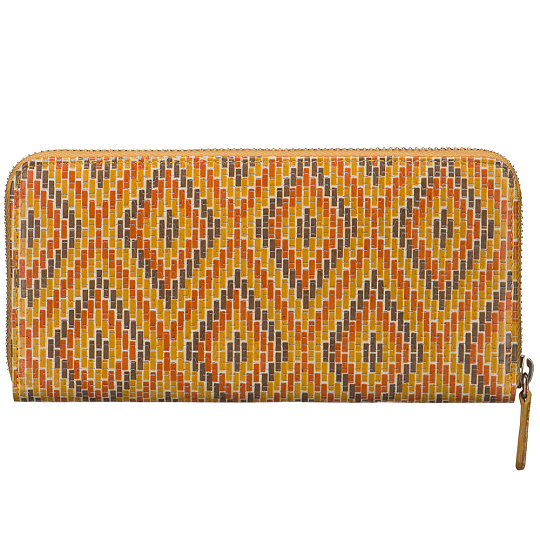 Портмоне Dr.Koffer из натуральной кожи желтое