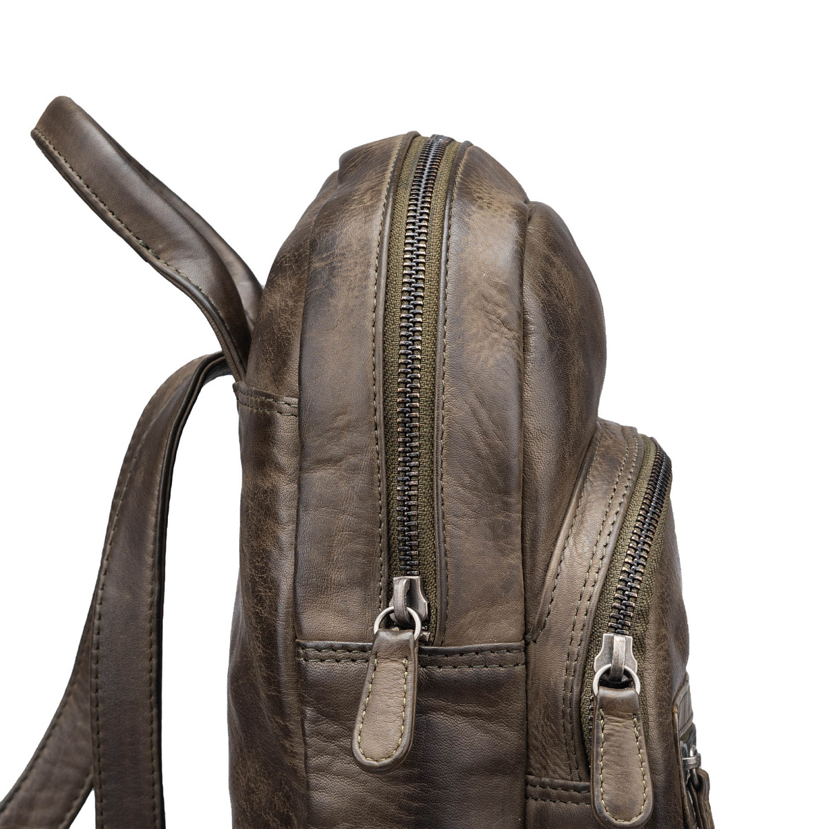 Рюкзак Dr.Koffer из натуральной кожи коричневый