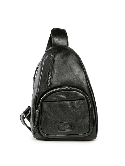 Рюкзак Dr.Koffer из натуральной кожи черный