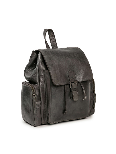 Рюкзак Dr.Koffer из натуральной кожи серый