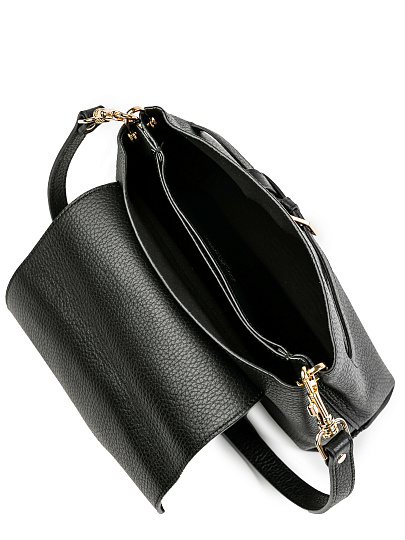 Женская сумка Dr.Koffer из натуральной кожи черная