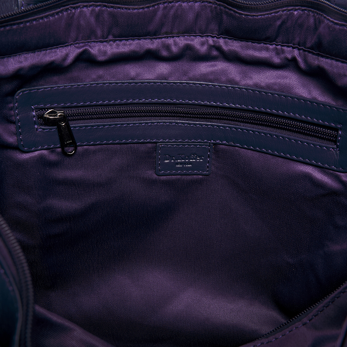 Женская сумка Dr.Koffer из натуральной кожи синяя