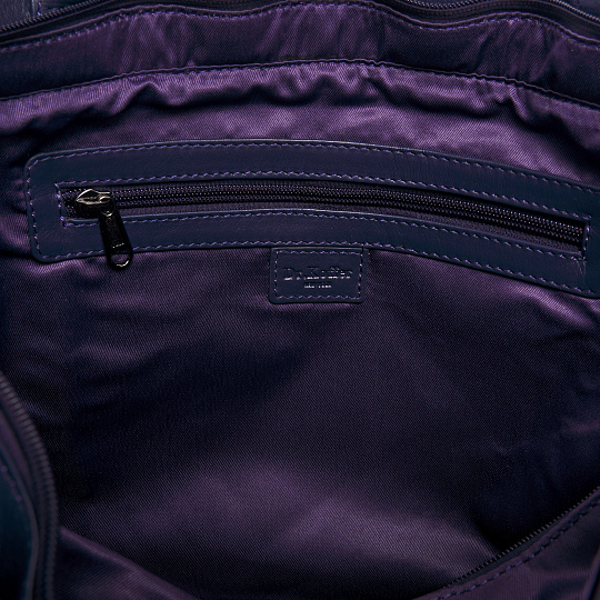 Женская сумка Dr.Koffer из натуральной кожи синяя