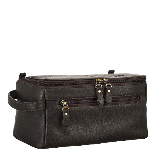 Несессер Dr.Koffer из натуральной кожи коричневый