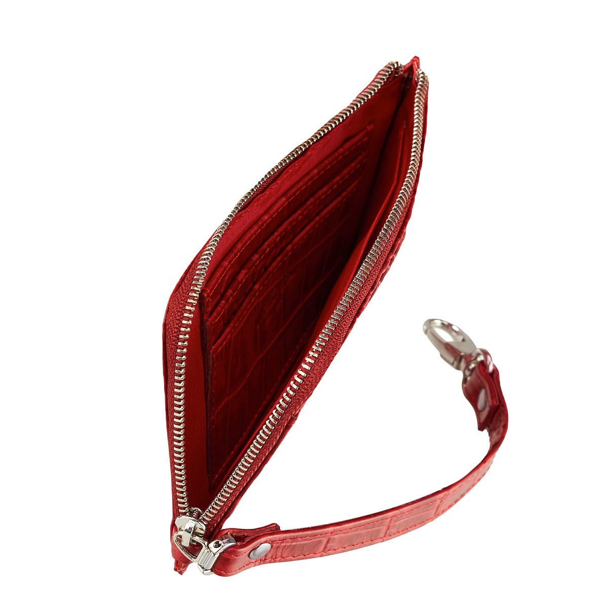 Портмоне Dr.Koffer из натуральной кожи красное