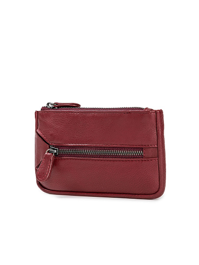 Портмоне Dr.Koffer из натуральной кожи бордовое