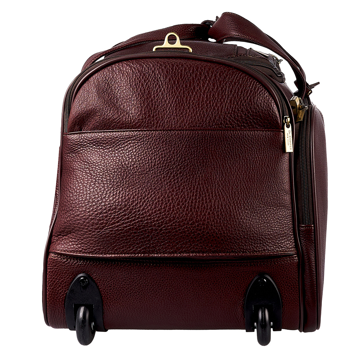 Сумка дорожная на колесах Dr.Koffer из натуральной кожи