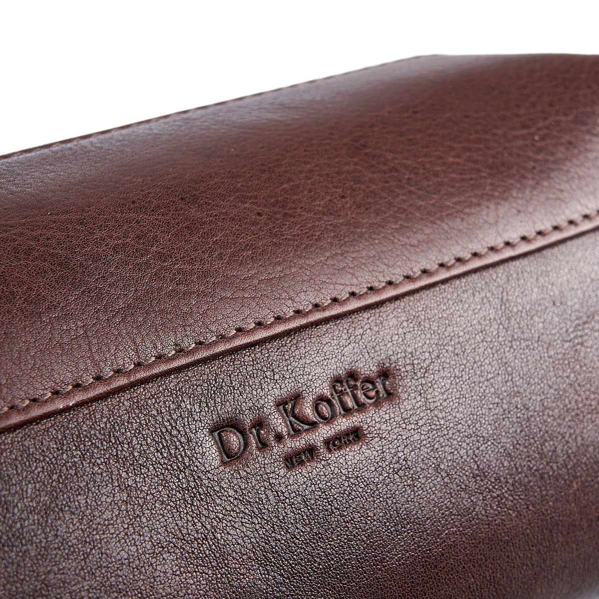 Несессер Dr.Koffer из натуральной кожи коричневый