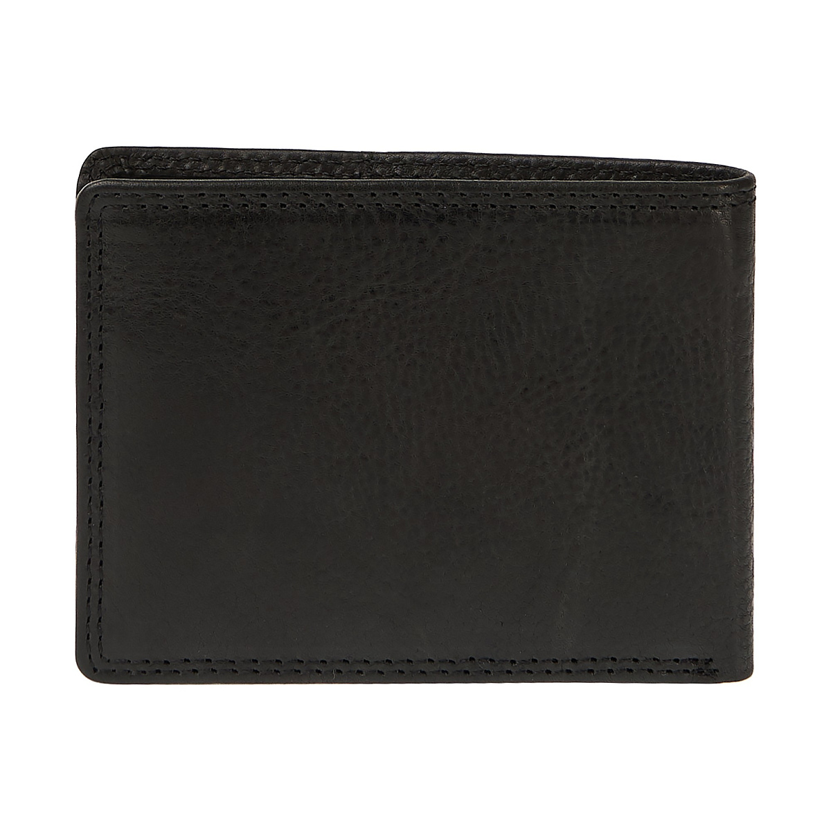 Зажим для денег Dr.Koffer из натуральной кожи черный